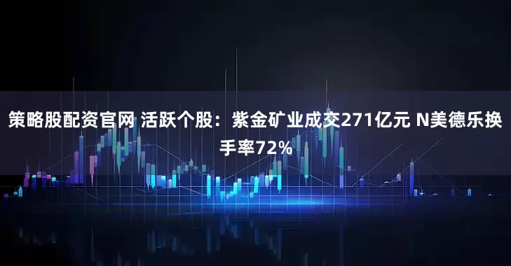 策略股配资官网 活跃个股：紫金矿业成交271亿元 N美德乐换手率72%